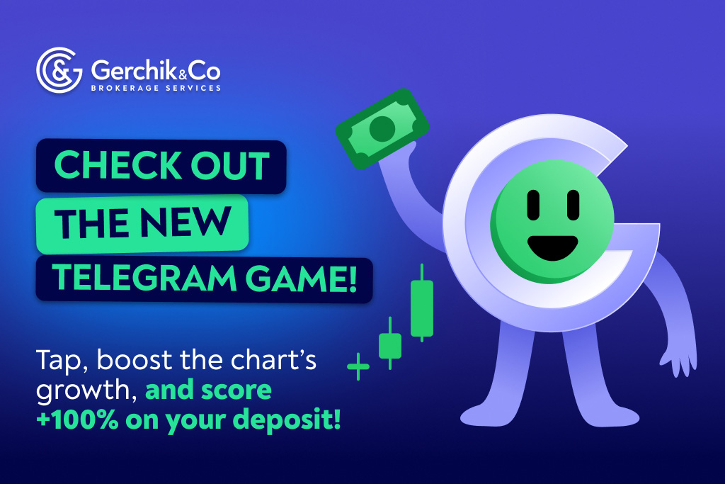 New Telegram Game by Gerchik & Co: Tap to Grow the Chart and Grab +100% For Your Deposit!