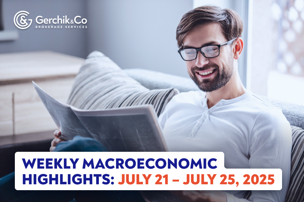 Weekly Macroeconomic Highlights: July 21—July 25, 2025